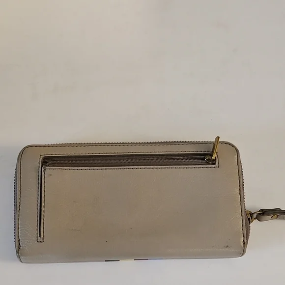Fossil Beige Wallet with Colorful Stripes - Picture 7 of 16